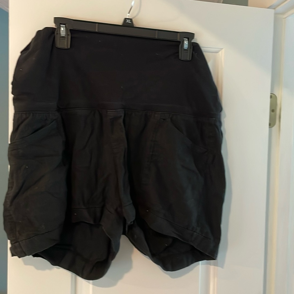 Maternity linen short full panel